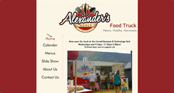 Desktop Screenshot of alexandersmeals.com